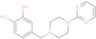 4-{[4-(pyrimidin-2-yl)piperazin-1-yl]methyl}benzene-1,2-diol dihydrochloride