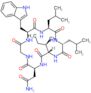 cyclo(L-alloisoleucyl-L-asparaginylglycyl-L-tryptophyl-L-leucyl-D-leucyl)