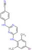 4-({4-[(4-bromo-2,6-dimethylphenyl)amino]pyrimidin-2-yl}amino)benzonitrile