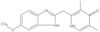 2-[(6-Methoxy-1H-benzimidazol-2-yl)methyl]-3,5-dimethyl-4(1H)-pyridinone