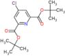 Bis(2-methyl-2-propanyl) 4-chloro-2,6-pyridinedicarboxylate