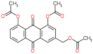 3-[(acetyloxy)methyl]-9,10-dioxo-9,10-dihydroanthracene-1,8-diyl diacetate