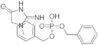 Bis(phenylmethyl) N-(4,5-dihydro-1-methyl-4-oxo-1H-imidazol-2-yl)phosphoramidate