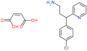 2-Piridinopropanamina, γ-(4-clorofenil)-, (2Z)-2-butenodioato (1:1)