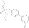 [[5-(3-Fluorophenyl)-2-pyridinyl]methyl]phosphonic acid diethyl ester