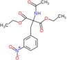 diethyl (acetylamino)(3-nitrobenzyl)propanedioate