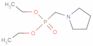 Diethyl P-(1-pyrrolidinylmethyl)phosphonate