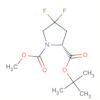 1,2-Pyrrolidinedicarboxylic acid, 4,4-difluoro-, 1-(1,1-dimethylethyl)2-methyl ester, (2R)-
