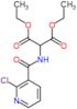 diethyl {[(2-chloropyridin-3-yl)carbonyl]amino}propanedioate