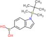 {1-[tert-butyl(dimethyl)silyl]-1H-indol-5-yl}boronic acid