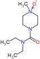 1-Piperazinecarboxamide, N,N-diethyl-4-methyl-, 4-oxide