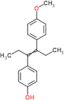 4-[4-(4-methoxyphenyl)hex-3-en-3-yl]phenol