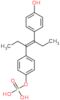 4-[(1E)-1-ethyl-2-(4-hydroxyphenyl)but-1-en-1-yl]phenyl dihydrogen phosphate