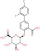 3-carboxy-2',4'-difluorobiphenyl-4-yl beta-D-glucopyranosiduronic acid
