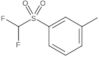1-[(Difluoromethyl)sulfonyl]-3-methylbenzene