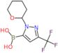[1-(Tetrahydro-2H-pyran-2-yl)-3-(trifluoromethyl)-1H-pyrazol-5-yl]boronic acid