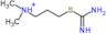 3-(carbamimidoylsulfanyl)-N,N-dimethylpropan-1-aminium
