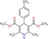 3,5-Dimethyl 1,4-dihydro-2,6-dimethyl-4-(4-methylphenyl)-3,5-pyridinedicarboxylate