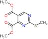 4,5-Diméthyl 2-(méthylthio)-4,5-pyrimidinedicarboxylate