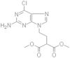 1,3-Dimetil 2-[2-(2-amino-6-cloro-9H-purina-9-il)etil]propanodioato