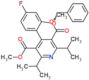 dimethyl 4-(2-benzyloxy-4-fluoro-phenyl)-2,6-diisopropyl-pyridine-3,5-dicarboxylate