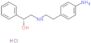 Benzenemethanol, α-[[[2-(4-aminophenyl)ethyl]amino]methyl]-, hydrochloride (1:1), (αR)-