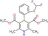 dimethyl 4-{2-[(difluoromethyl)sulfanyl]phenyl}-2,6-dimethyl-1,4-dihydropyridine-3,5-dicarboxylate