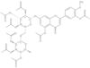 5-(Acetyloxy)-2-[3-(acetyloxy)-4-methoxyphenyl]-7-[[2,3,4-tri-O-acetyl-6-O-(2,3,4-tri-O-acetyl-6-deoxy-α-<span class="text-smallcaps">L</smallcap>-mannopyranosyl)-β-<smallcap>D</span>-glucopyranosyl]oxy]-4H-1-benzopyran-4-one