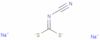 Carbamodithioic acid, N-cyano-, sodium salt (1:2)