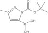 1-(1,1-Dimethylethyl) 5-borono-3-methyl-1H-pyrazole-1-carboxylate