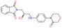 2-((2R)-2-Hydroxy-3-[[4-(3-oxo-4-morpholinyl)phenyl]amino]propyl)-1H-isoindole-1,3(2H)-dione