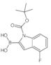 1-(1,1-Dimetiletil) 2-borono-4-fluoro-1H-indol-1-carboxilato