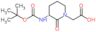 2-[(3R)-3-(tert-butoxycarbonylamino)-2-oxo-1-piperidyl]acetic acid