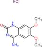 4-amino-6,7-dimethoxyquinazolin-2(1H)-one hydrochloride (1:1)