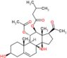 (3beta,11alpha,12beta,14beta)-11-(acetiloxi)-3,14-dihidroxi-20-oxopregn-5-en-12-il 3-metilbutanoato