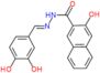 3-Hydroxy-2-naphthalenecarboxylic acid 2-[(3,4-dihydroxyphenyl)methylene]hydrazide