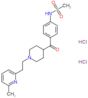 N-[4-({1-[2-(6-methylpyridin-2-yl)ethyl]piperidin-4-yl}carbonyl)phenyl]methanesulfonamide dihydrochloride