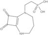 2-[8,9-Dioxo-2,6-diazabicyclo[5.2.0]non-1(7)-en-2-yl]ethylphosphonic acid