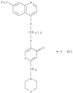 4H-Pyran-4-one,2-(4-morpholinylmethyl)-5-[[5-[[7-(trifluoromethyl)-4-quinolinyl]thio]pentyl]oxy]-,hydrochloride (1:2)