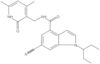 6-Cyano-N-[(1,2-dihydro-4,6-dimethyl-2-oxo-3-pyridinyl)methyl]-1-(1-ethylpropyl)-1H-indole-4-carbo…