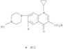 3-Quinolinecarboxylicacid, 1-cyclopropyl-7-(4-ethyl-1-piperazinyl)-6-fluoro-1,4-dihydro-4-oxo-,h...