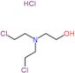 2-[bis(2-chloroethyl)amino]ethanol hydrochloride (1:1)