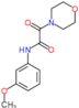 N-(3-methoxyphenyl)-2-(morpholin-4-yl)-2-oxoacetamide