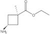 Cyclobutanecarboxylic acid, 3-amino-1-methyl-, ethyl ester, cis-