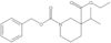 3-Ethyl 1-(phenylmethyl) 3-(1-methylethyl)-1,3-piperidinedicarboxylate