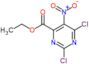 Ethyl 2,6-dichloro-5-nitropyrimidine-4-carboxylate