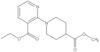 Ethyl 2-[4-(methoxycarbonyl)-1-piperidinyl]-3-pyridinecarboxylate