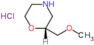 (2R)-2-(Methoxymethyl)morpholine hydrochloride (1:1)