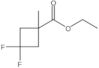 Cyclobutanecarboxylic acid, 3,3-difluoro-1-methyl-, ethyl ester