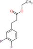 ethyl 3-(3,4-difluorophenyl)propanoate